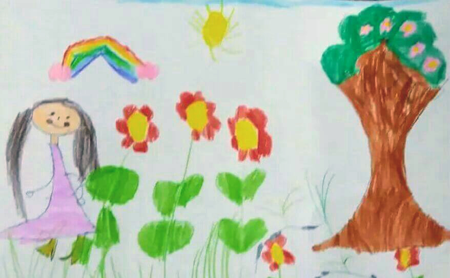 Fahime Saeedi: a child drawing