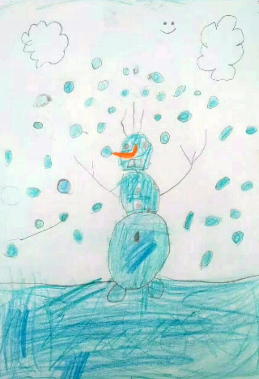 Fahime Saeedi: a child drawing 2