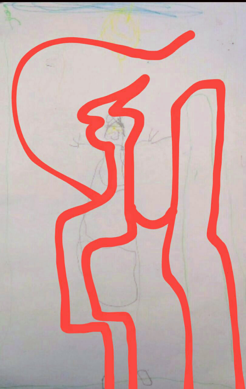 Fahime Saeedi: a child drawing 4