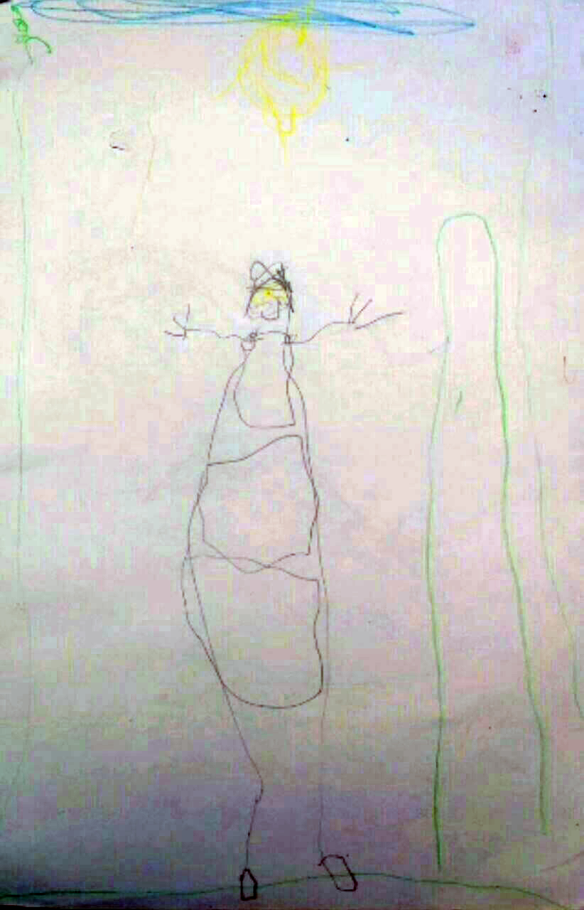 Fahime Saeedi: a child drawing 3